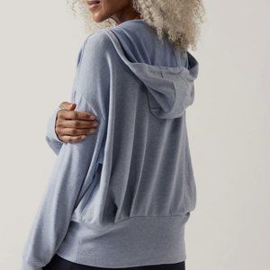 ATHLETA Balance Full Zip Hoodie Sweatshirt - Blue - NWT